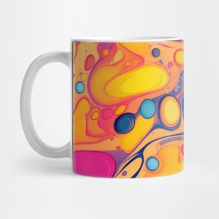 Abstract oil and water mix background Mug